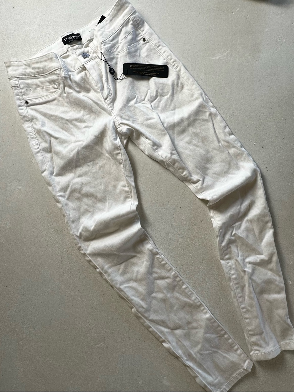 Authentic bebe White Women’s Heartbreaker Skinny Jeans